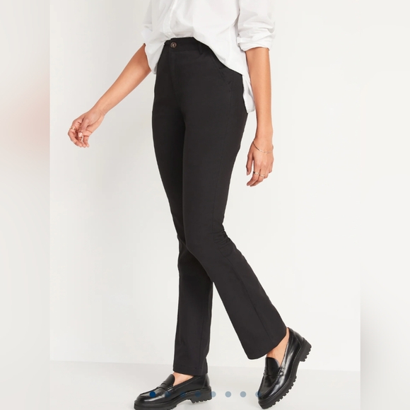 Old Navy High-Waisted Boot-Cut Pants - Black - Picture 1 of 3